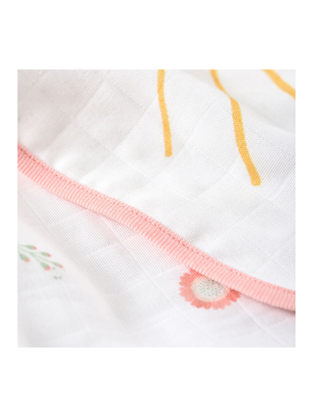 Beyaz Double Face Müslin Battaniye - Loulou-7