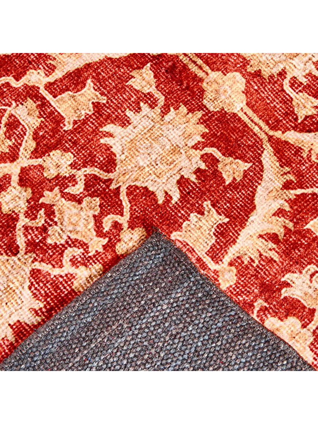 Soft Sultan Afgan Desenli Halı - Kırmızı - 160x230 cm-4