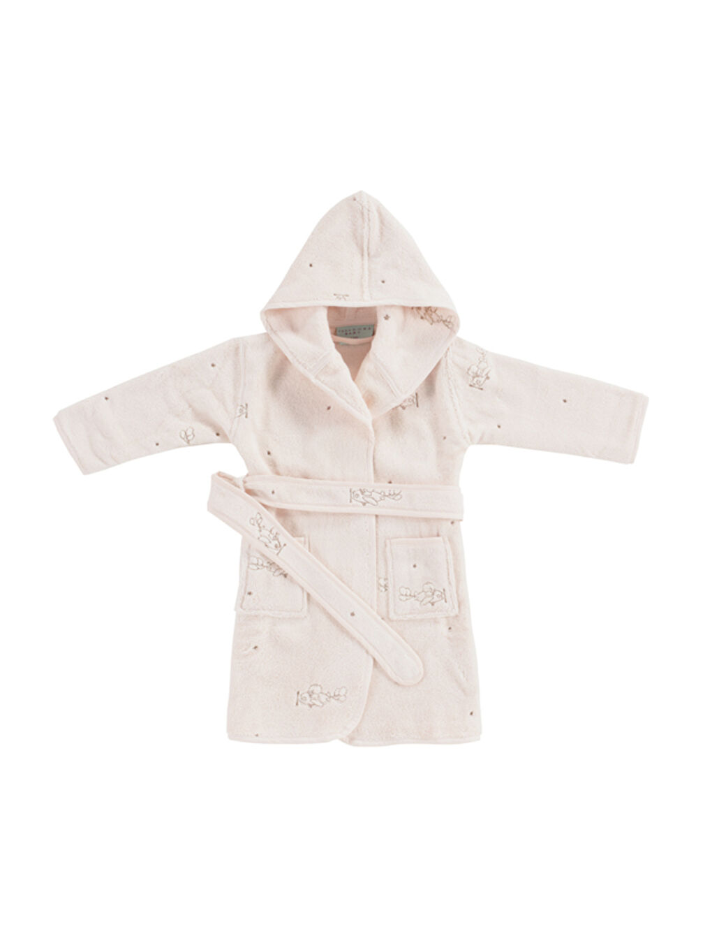 Bej Happy Tony Bebek/Çocuk Bornoz 1/2 Yaş