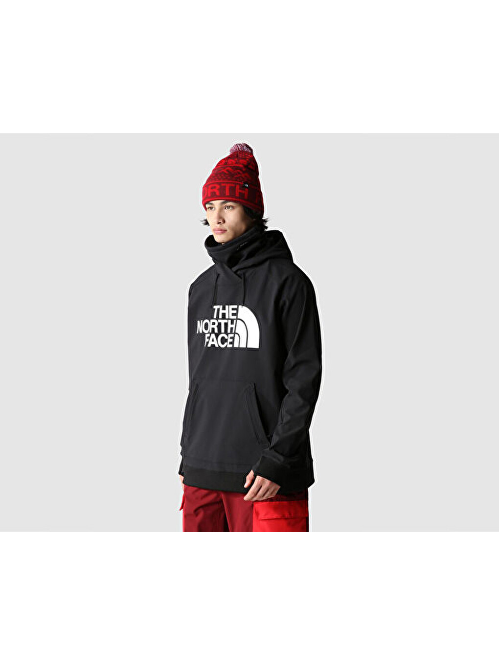 M Tekno Logo Hoodie Erkek Outdoor Sweatshirts Nf0a3m4eky41 Siyah-4