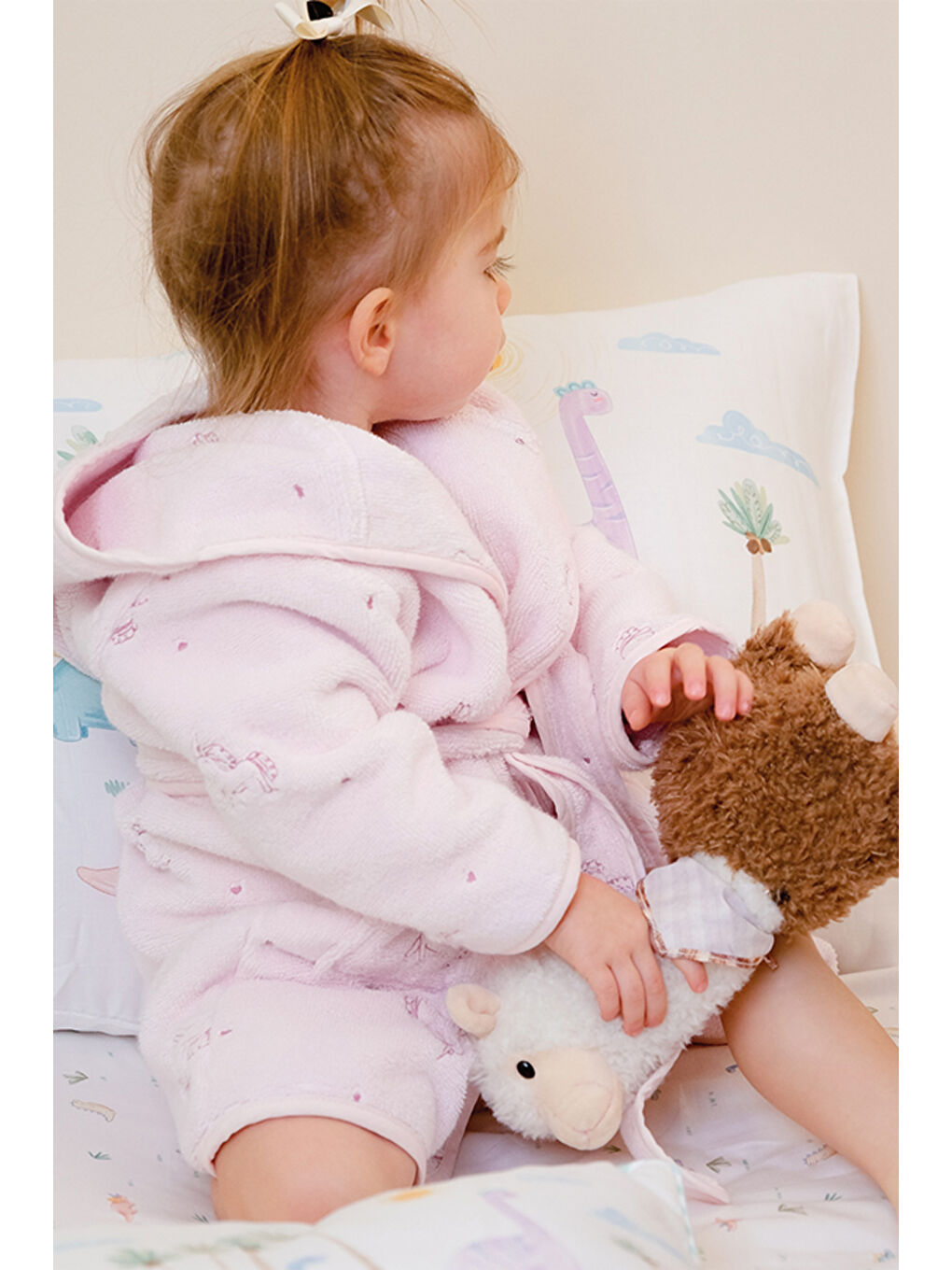 Pembe Astra 2-3 Yaş Bornoz-6