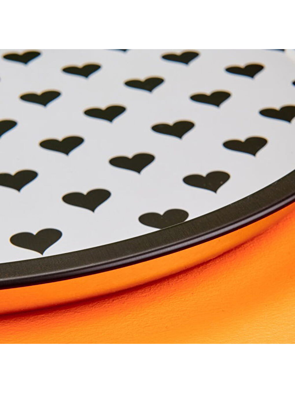 Kalpli Tepsi - Siyah / Beyaz-1