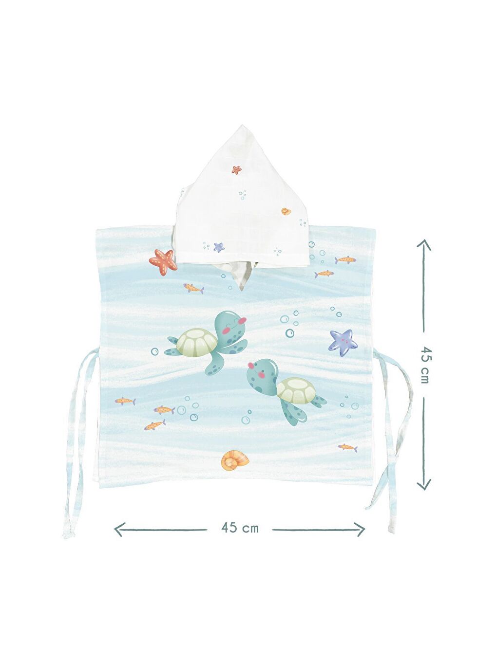 Mavi Atlantis Müslin Panço - 3-4 Yaş-2