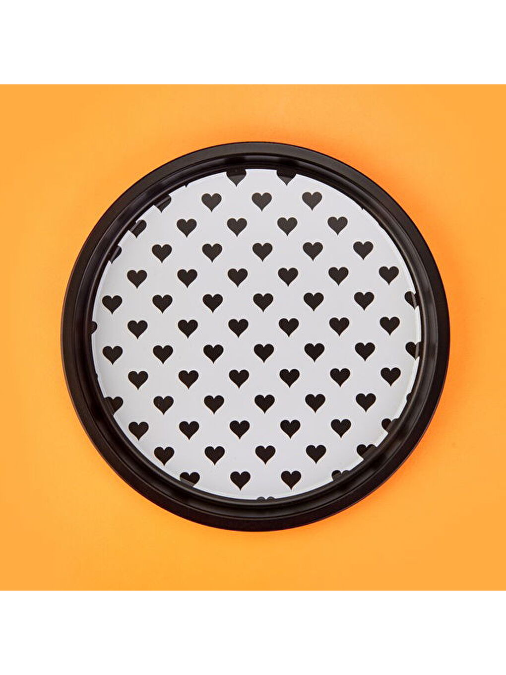 Kalpli Tepsi - Siyah / Beyaz-3