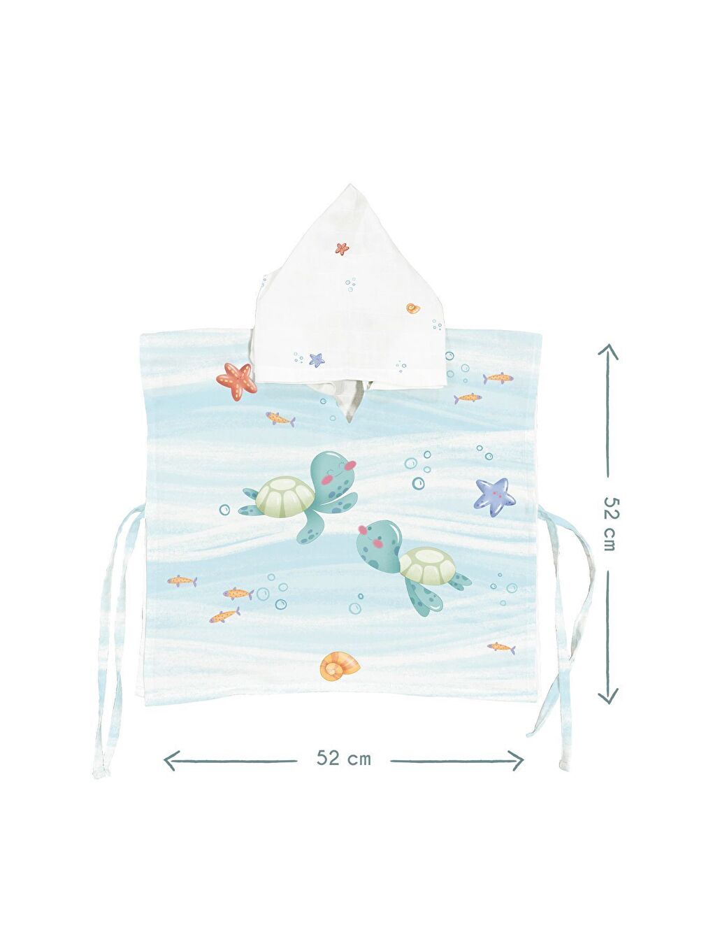 Mavi Atlantis Müslin Panço - 3-4 Yaş-3