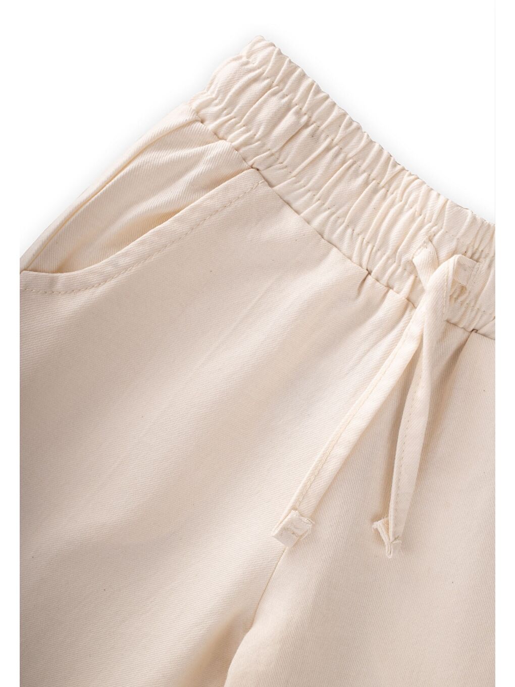 Ekru Flanel Kapri 1-8 Yaş Naturel-2
