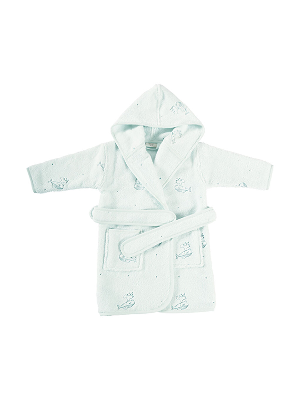 Mavi Boubou 4-5 Yaş Bornoz