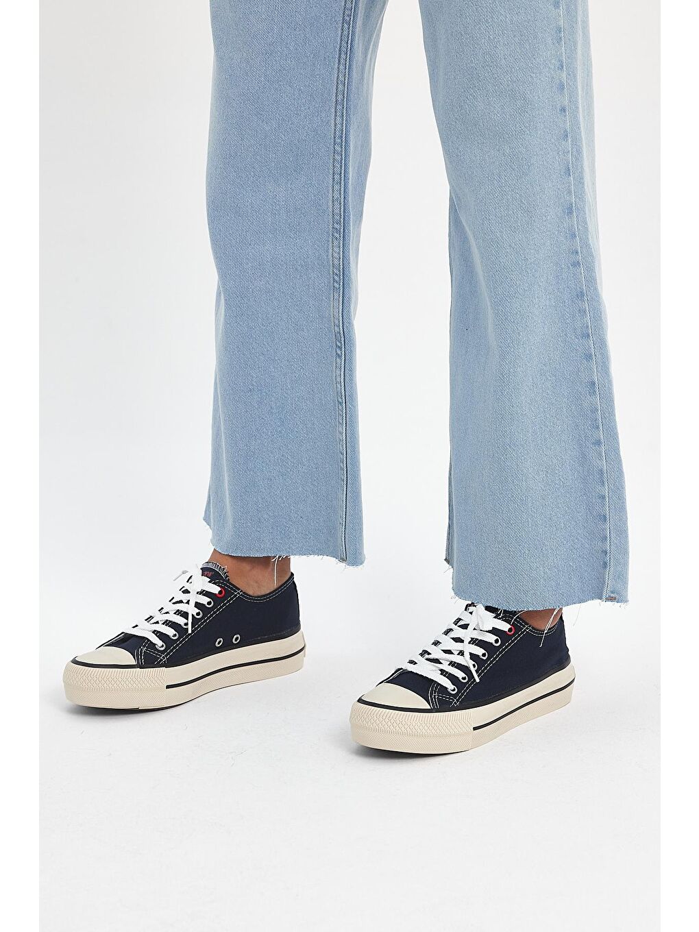 Lacivert Kadın Sneaker Spor Ayakkabı 0501-5