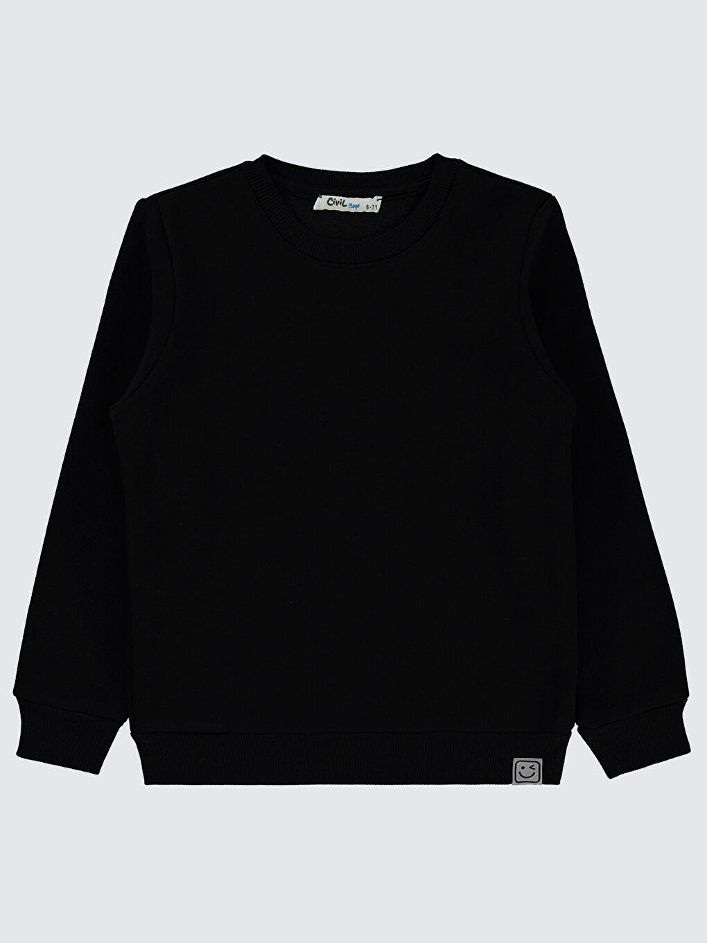 Civil Boys Erkek Çocuk Sweatshirt 10-13 Yaş Siyah