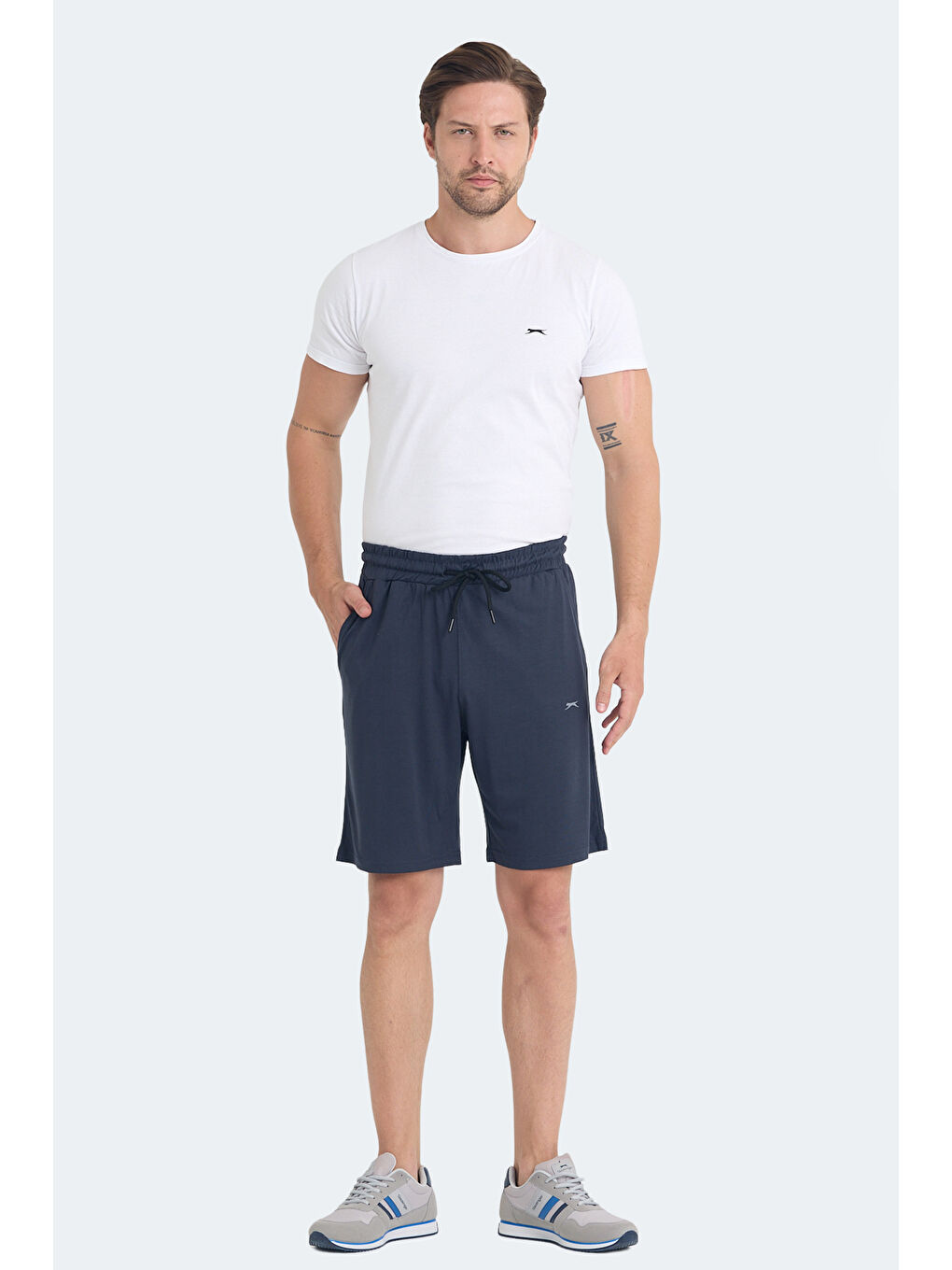 KUSSO IN Erkek Cepli Koyu Gri Şort-3