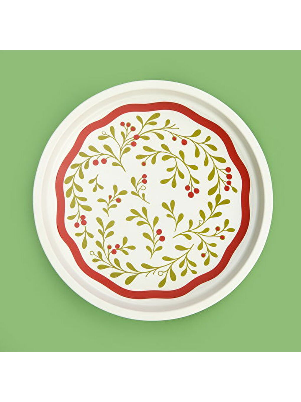 Karışık Kokina Metal Tepsi - Renkli-2