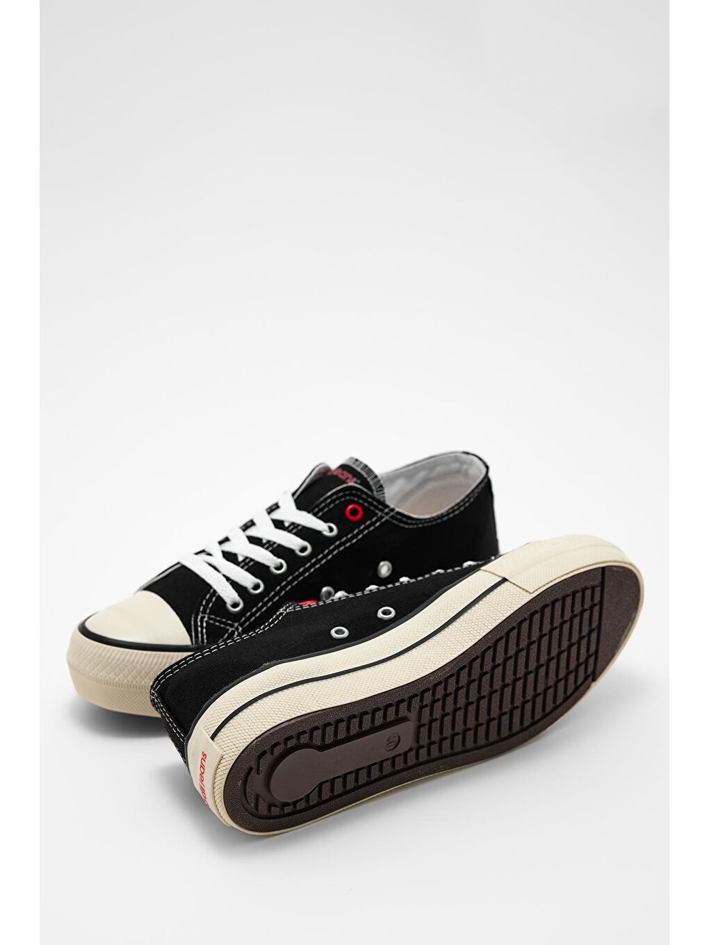 Siyah Kadın Sneaker Spor Ayakkabı 0501-2