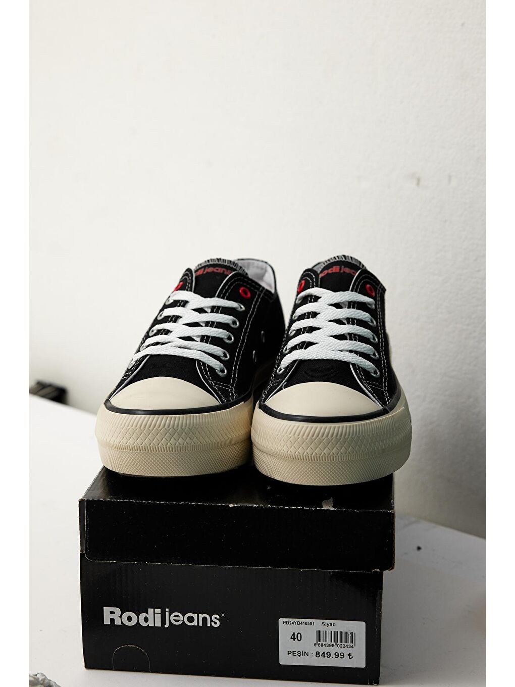 Siyah Kadın Sneaker Spor Ayakkabı 0501-4