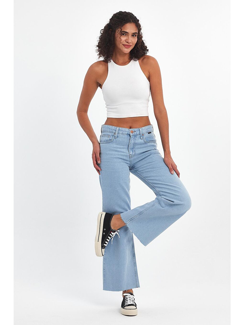 Siyah Kadın Sneaker Spor Ayakkabı 0501-5