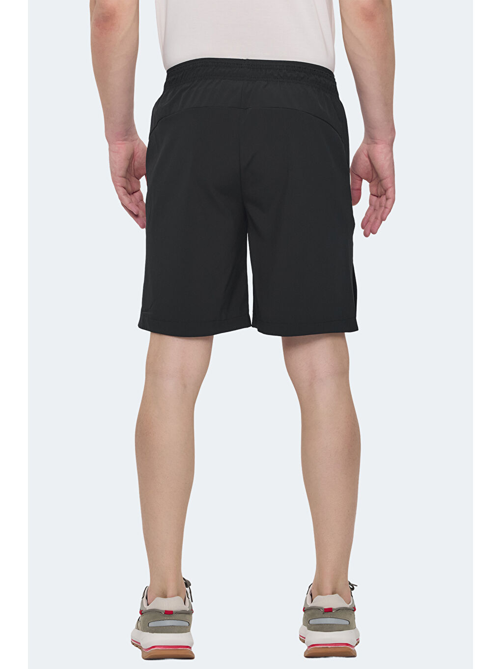 VIKTOR Erkek Cepli Siyah Şort-5