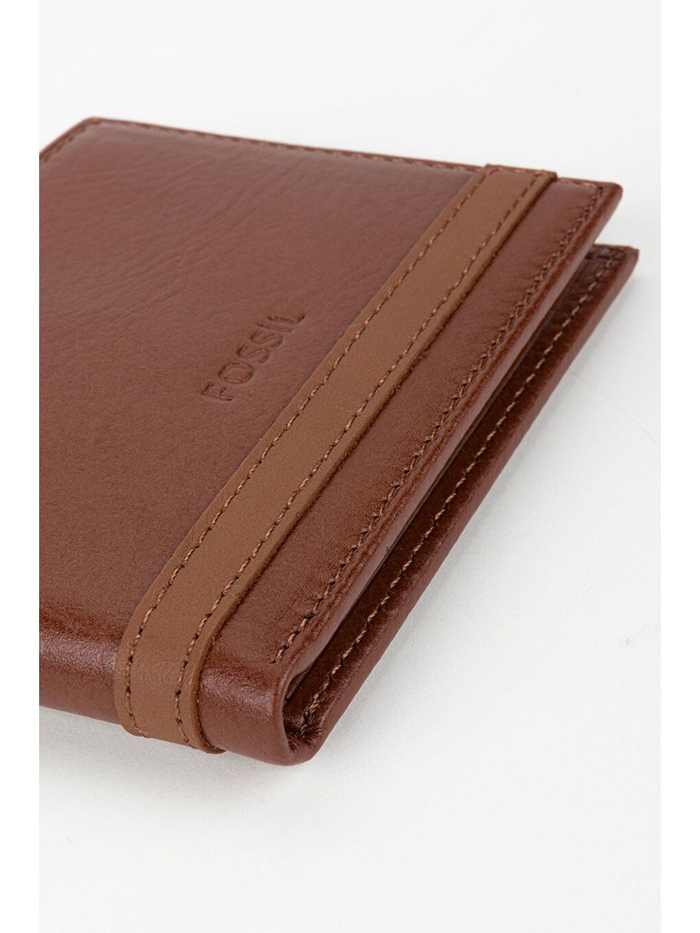Kahverengi Kutulu Hakiki Deri Kahve Crazy Yatay Erkek Cüzdan El Portföyü-3