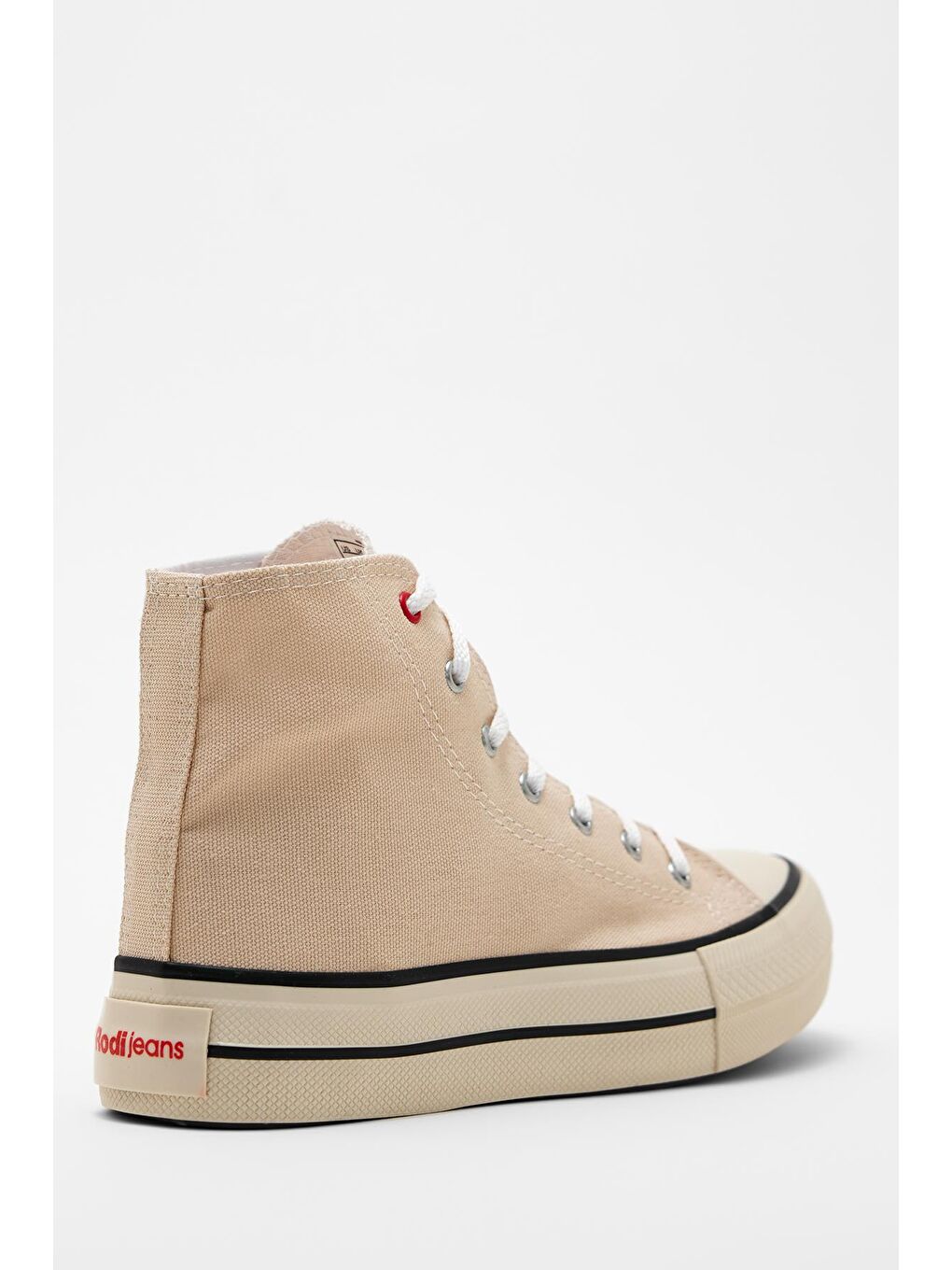 Bej Kadın Kalın Taban Sneaker Spor Ayakkabı 0502-3