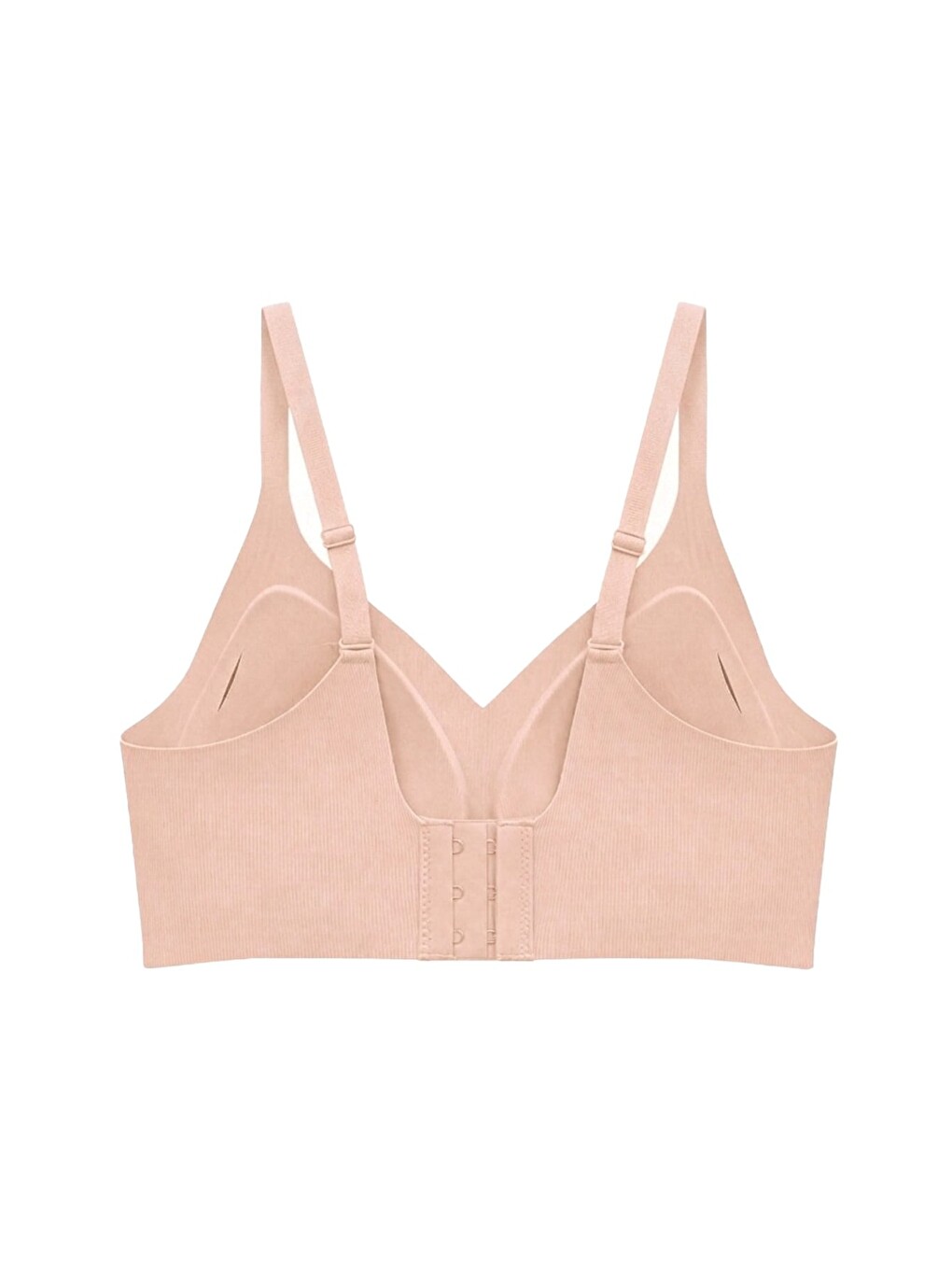 Bej Seamless Bra - Alure | Ten Lazer Kesim Balensiz Perfore Detaylı Dikişsiz Kadın Sütyen-1