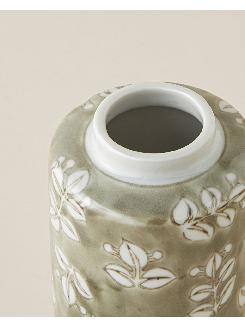 Valeri Porselen Vazo 15,5 cm Yeşil-2