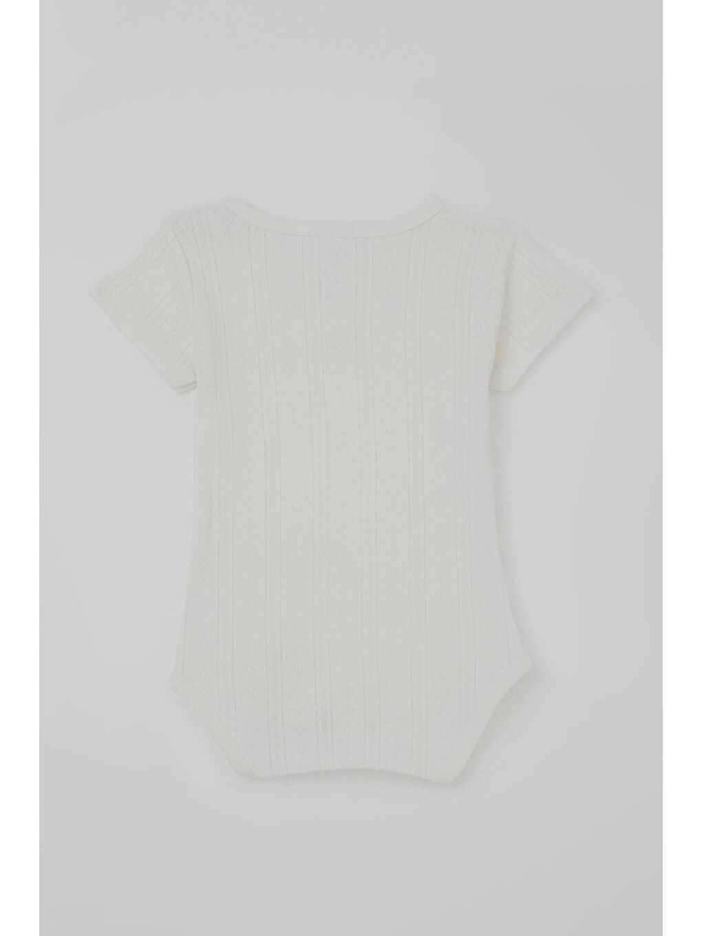Erkek Bebek Çıtçıtlı Zıbın Body Jakarlı Ekru (9 Ay-3 Yaş)-1