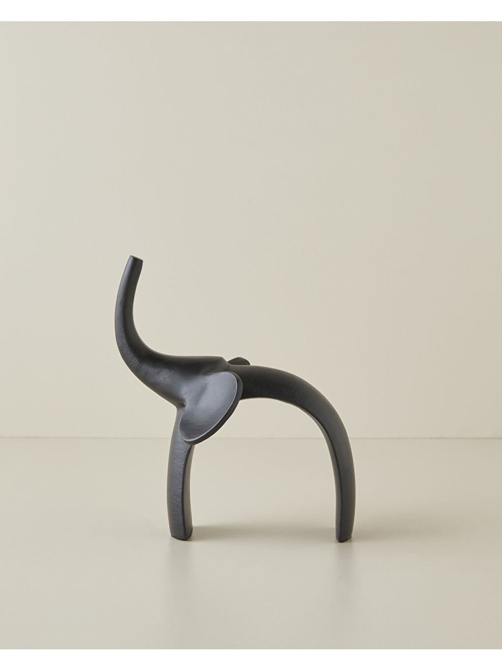 Elephant Alüminyum Biblo 18 cm Siyah