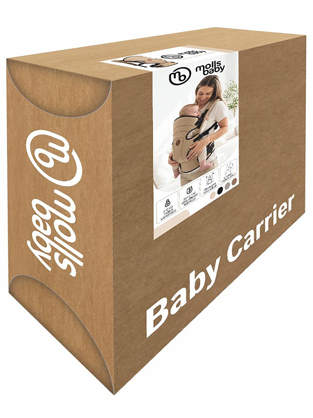 Babymol Premium Kanguru - Gri-3