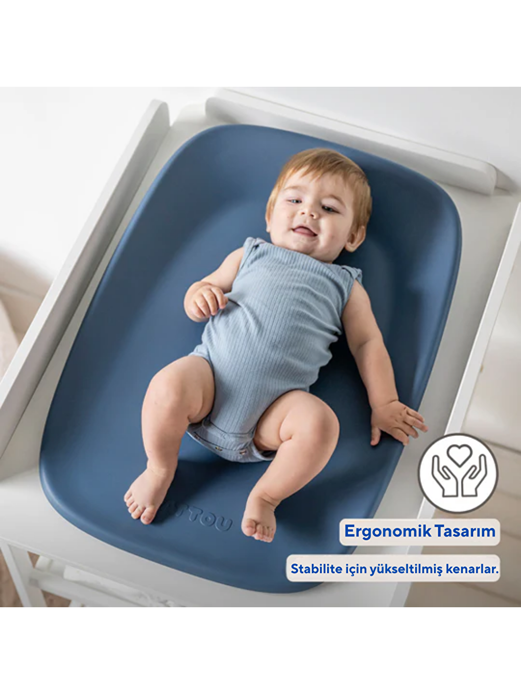 Softy Alt Değiştirme Minderi 70x50cm Lacivert-7