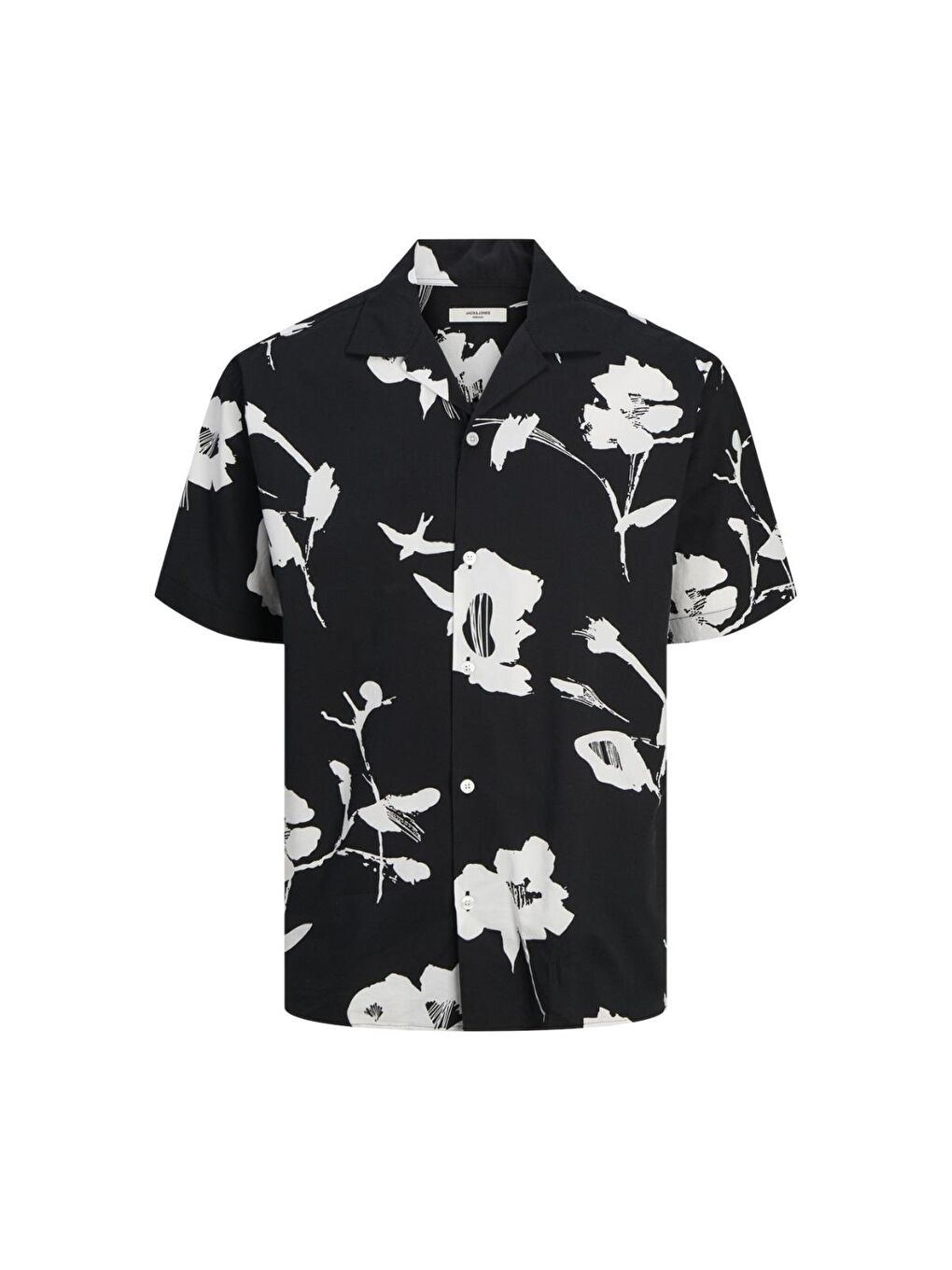 Blapalma Resort Erkek Siyah Klasik Yaka Gömlek