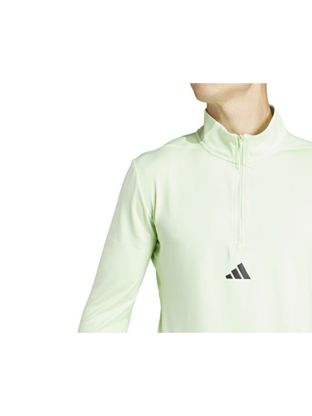 Wo Quarter Zip Erkek Antrenman Sweatshirt Is3803 Yeşil-4