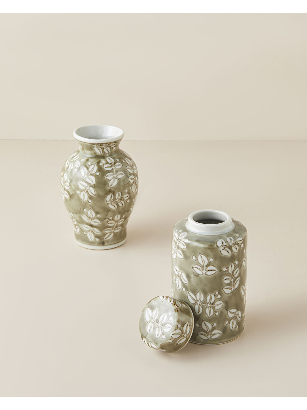 Valera Porselen Vazo 15,5 cm Yeşil-3