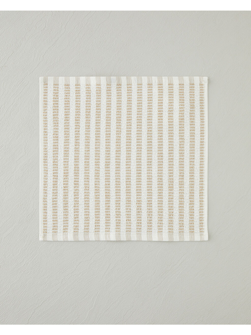 Pure Plaid Pamuk Polyester 3'lü Kurulama Bezi 30x30 cm Bej-1