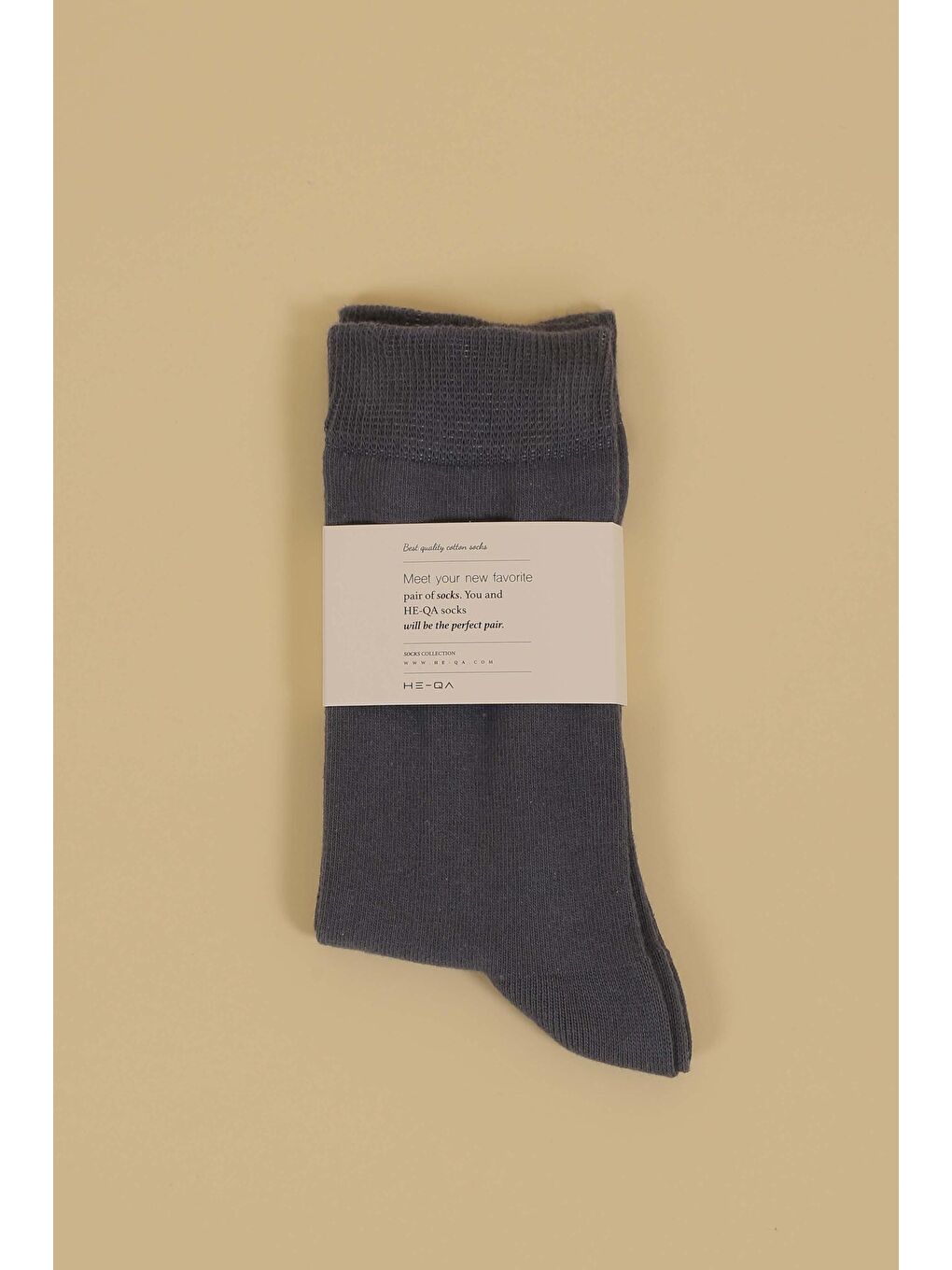 Düz Soket Çorap Mavi