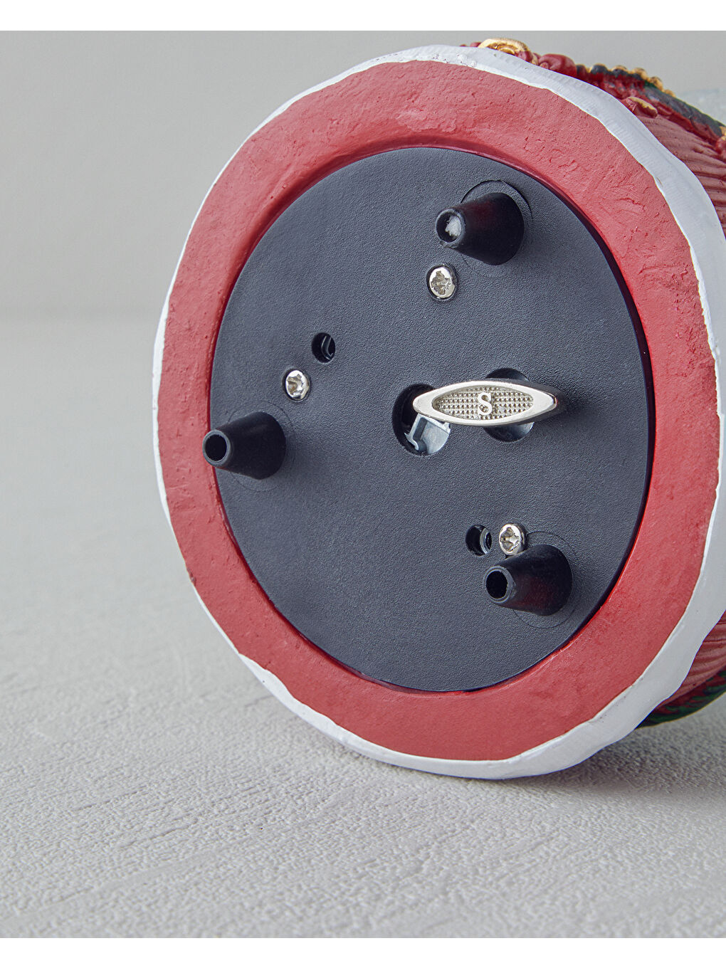 Terazzo Müzik Kutusu 11X11X14 cm Kırmızı-3