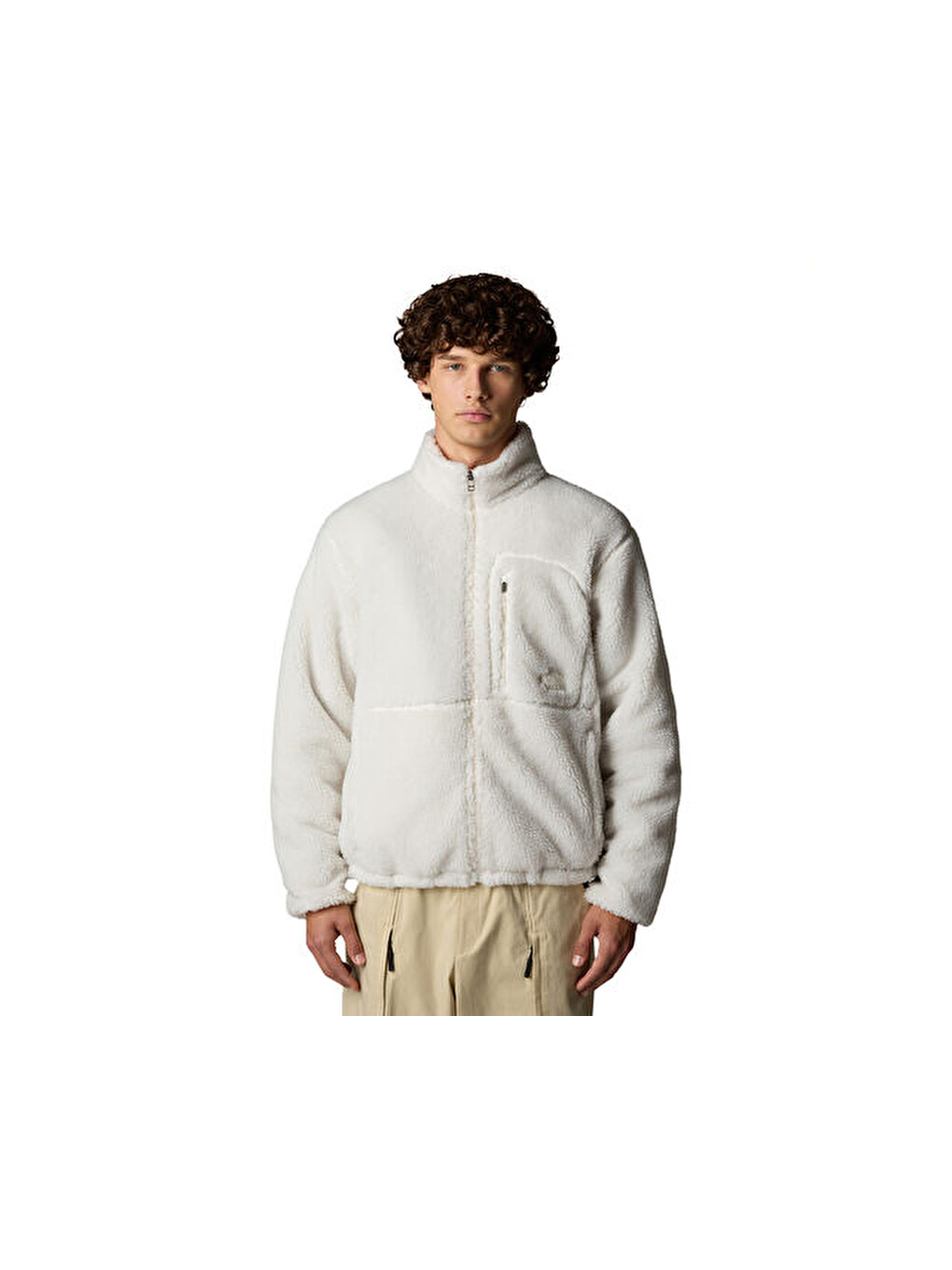 M Extreme Pile 2 Fz Jacket Erkek Polar Ceket Nf0a88y5qlı1 Beyaz-2