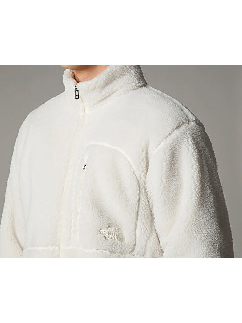 M Extreme Pile 2 Fz Jacket Erkek Polar Ceket Nf0a88y5qlı1 Beyaz-4