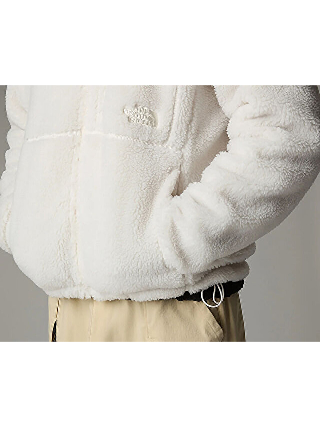 M Extreme Pile 2 Fz Jacket Erkek Polar Ceket Nf0a88y5qlı1 Beyaz-5