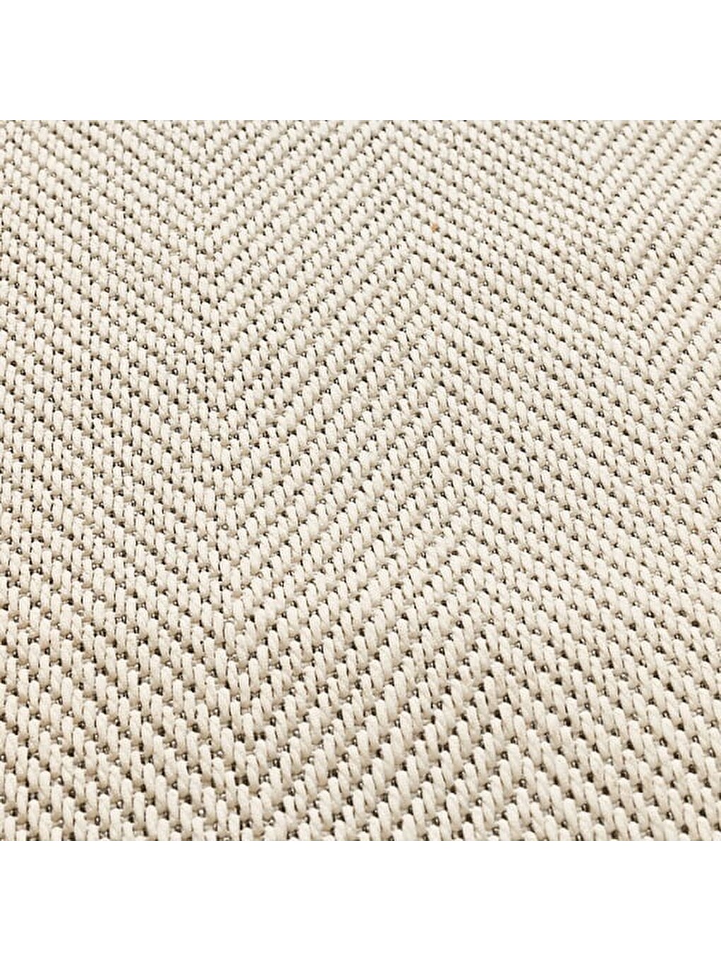 Ekru Soft Sisal Dekoratif Halı - Krem - 120x180 cm-1