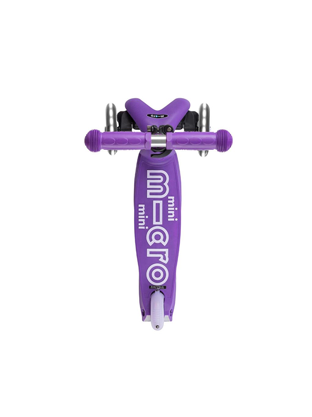 Micro Mor Mini Scooter Deluxe Foldable LED Purple - 3