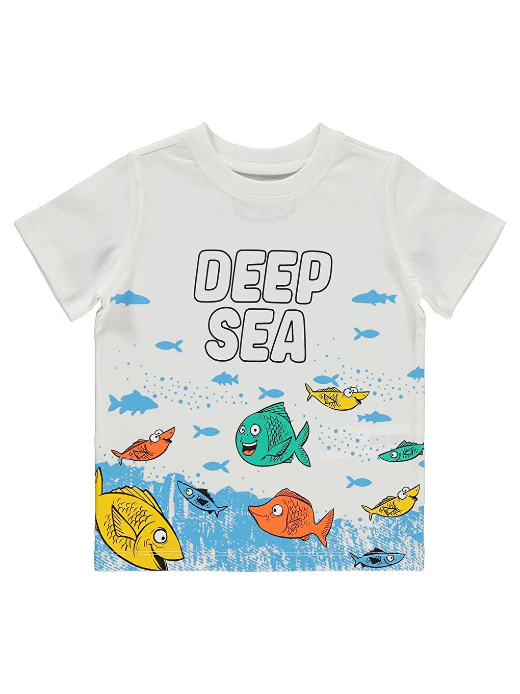 Boys Erkek Çocuk Tişört 2-5 Yaş Ekru