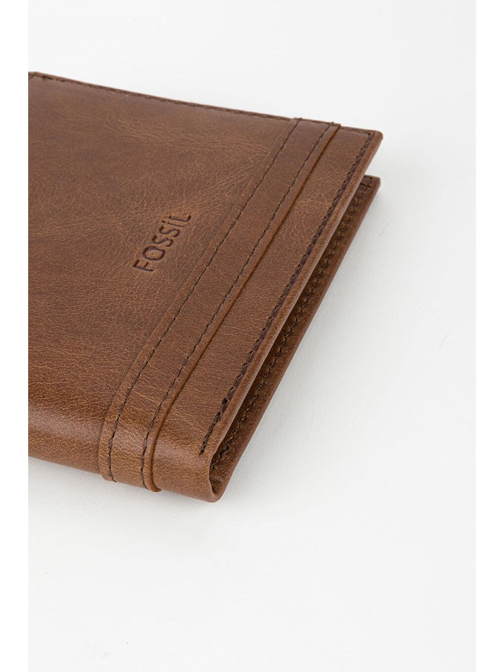 Kahverengi Kutulu Hakiki Deri Kahve Crazy Yatay Erkek Cüzdan El Portföyü-1