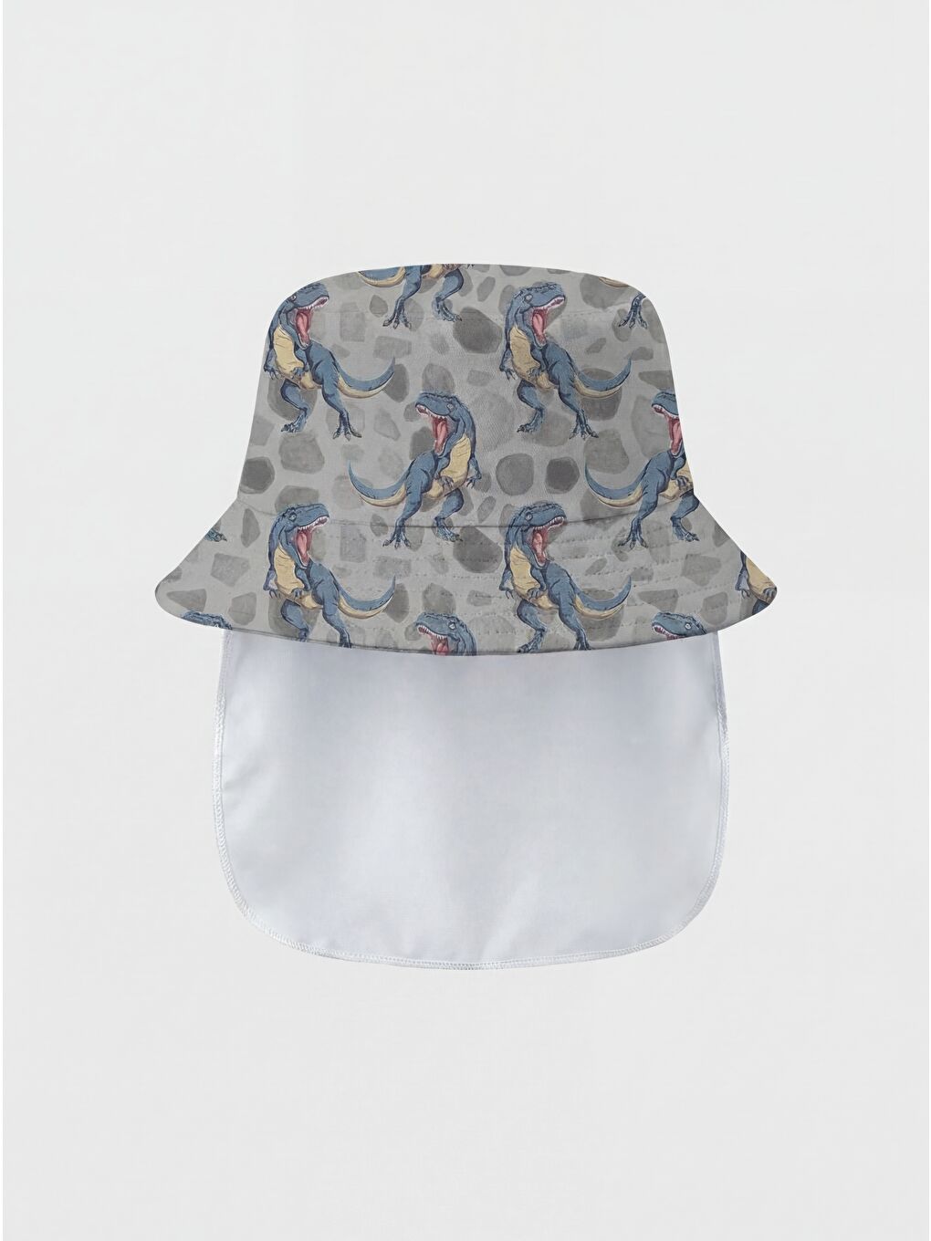 Gri Goliath Desenli UPF 50+ Korumalı Güneş Şapka SK2532000010