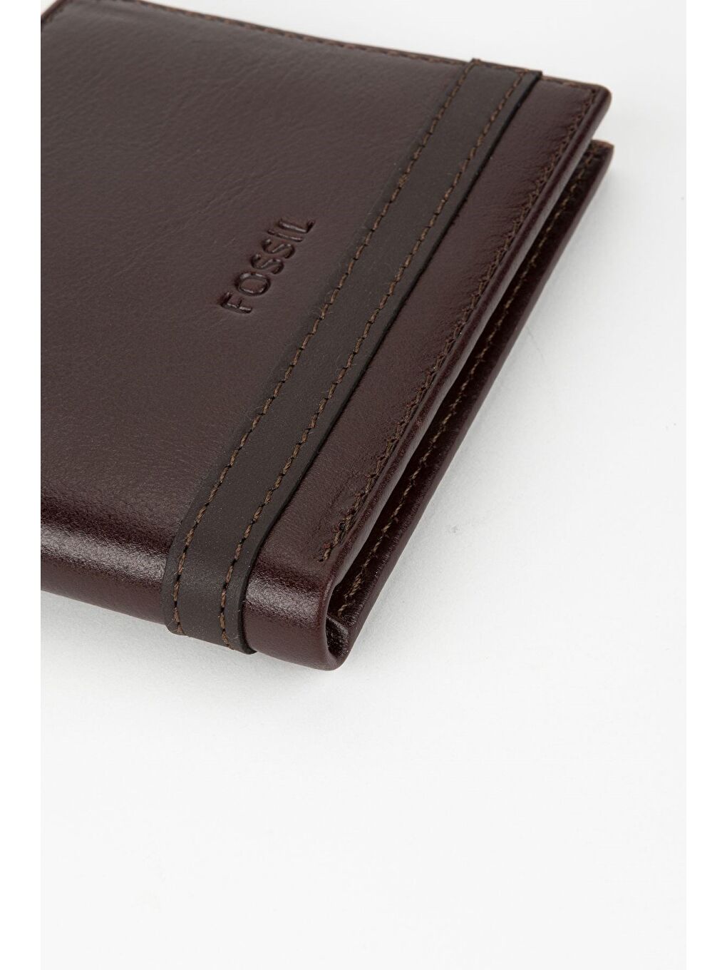 Kahverengi Kutulu Hakiki Deri Kahve Crazy Yatay Erkek Cüzdan El Portföyü-2