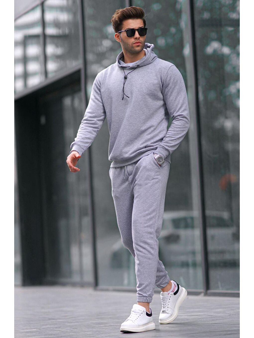 Grimelanj Kapüşonlu Basic Eşofman Takımı 5908