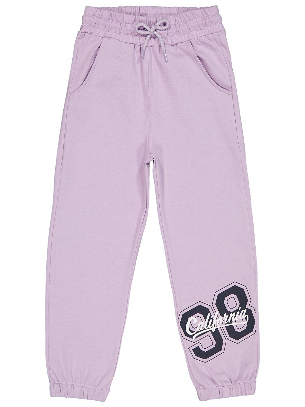 Beyaz Girls New York Baskılı 2'li Set 6-9 Yaş Eşofman Altı - Standart-3