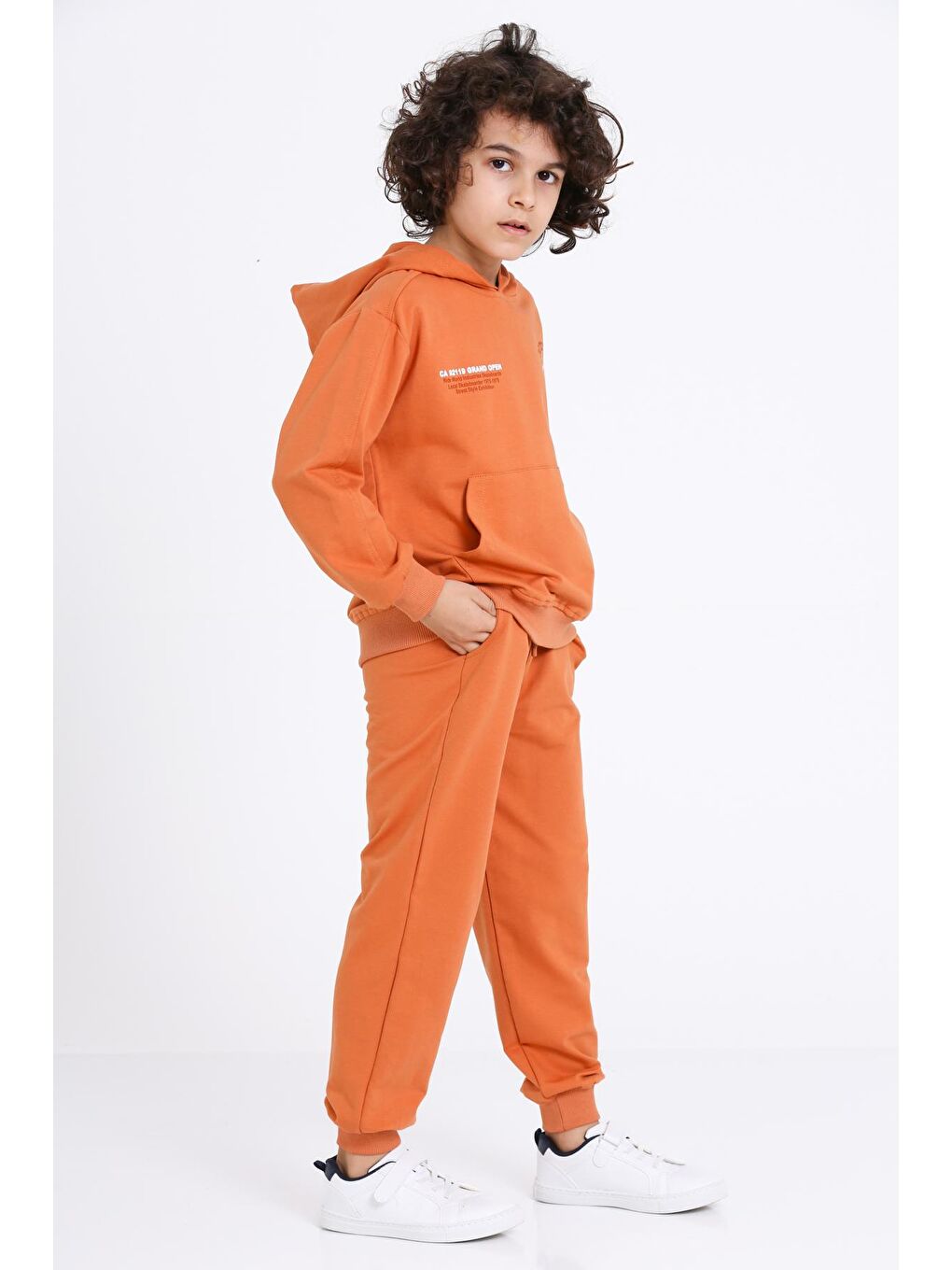 Kahverengi Erkek Çocuk Kiremit The Night Riders Speed Seekers Baskı 5-9 Yaş Takım - 23301-4-2