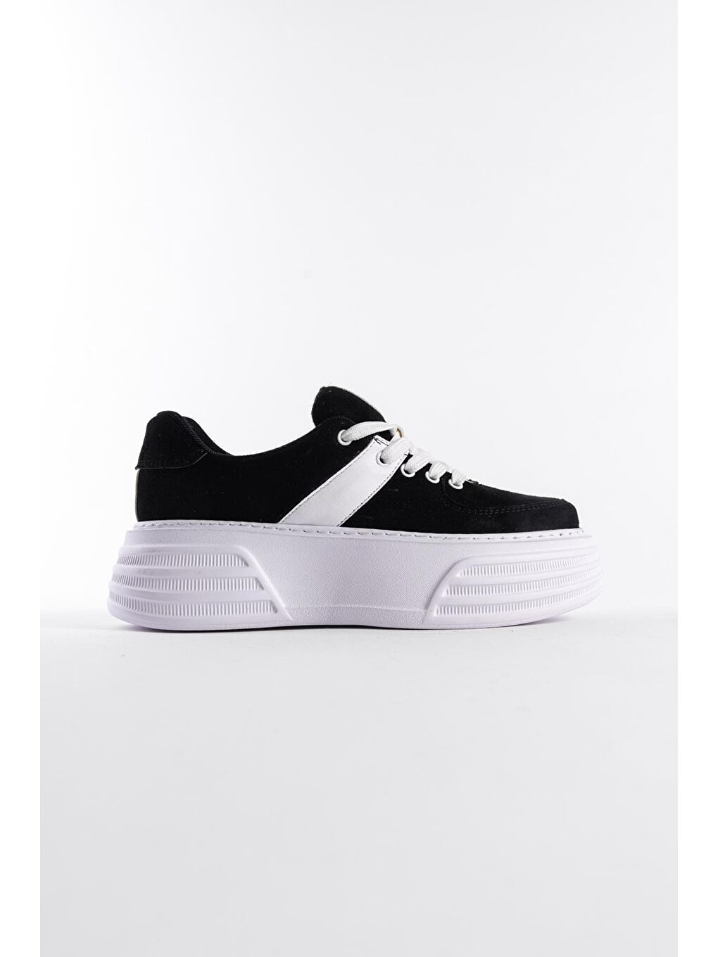 Siyah Bayan Sneaker Spor Ayakkabı