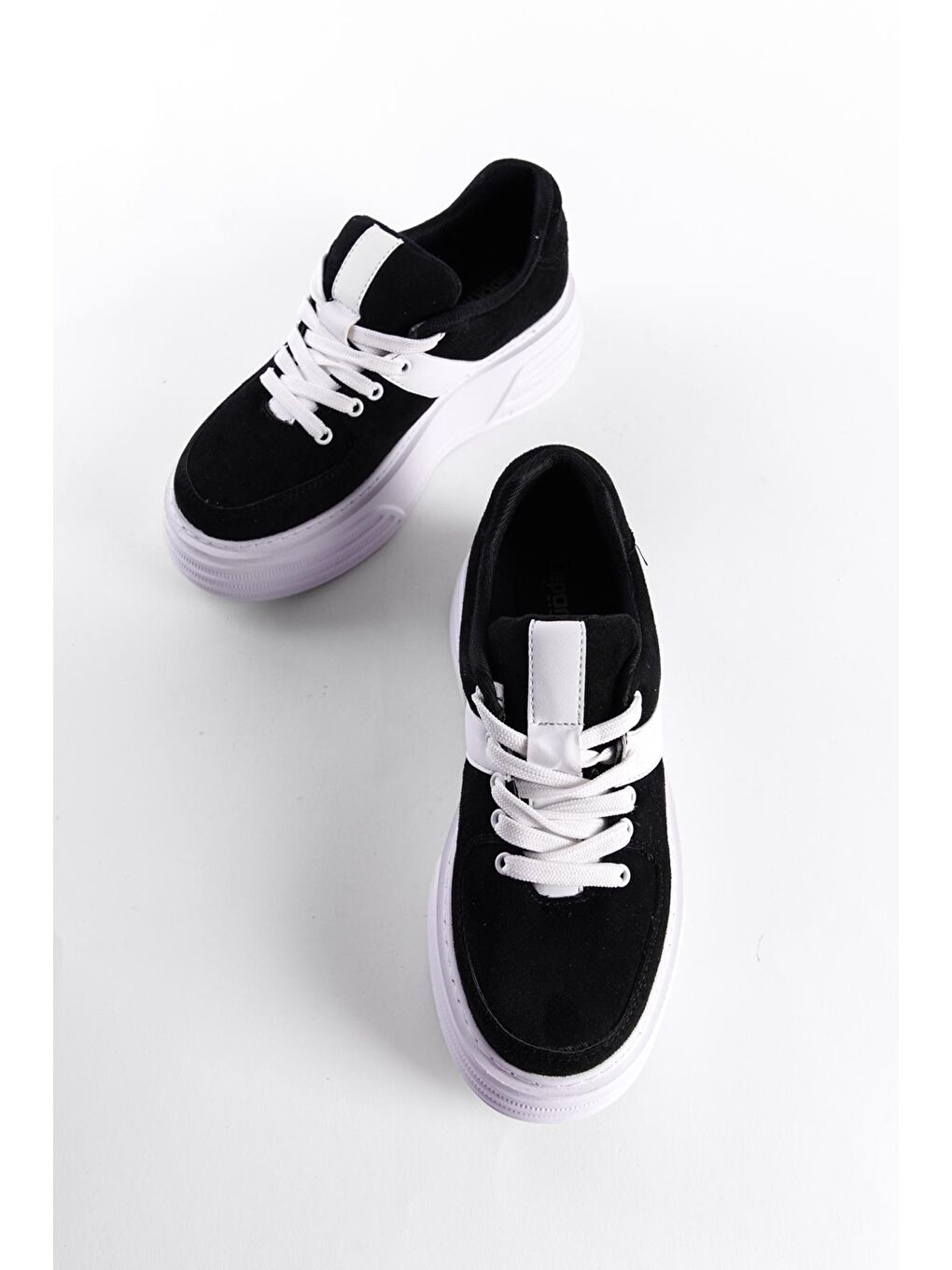 Siyah Bayan Sneaker Spor Ayakkabı-3