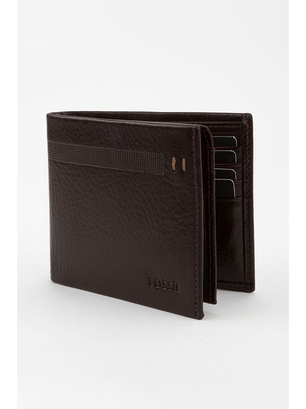 Kahverengi Kutulu Hakiki Deri Taba Yatay Erkek El Portföyü Cüzdan