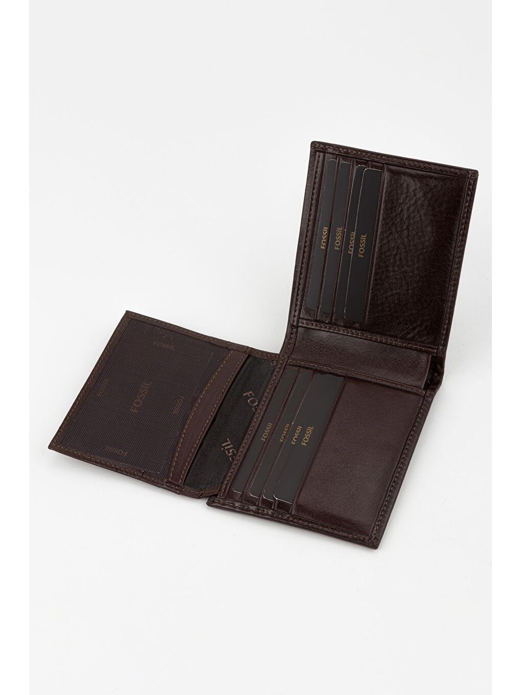 Kahverengi Kutulu Hakiki Deri Taba Yatay Erkek El Portföyü Cüzdan-2