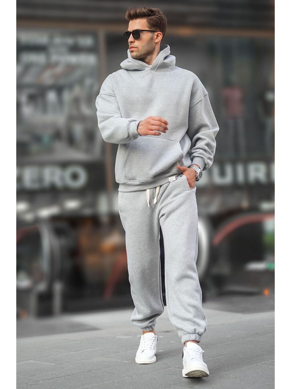 Grimelanj Kapüşonlu Basic Eşofman Takımı 5925-1